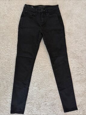 Arizona Jean Company Black High-Rise Skinny Jeans - Women